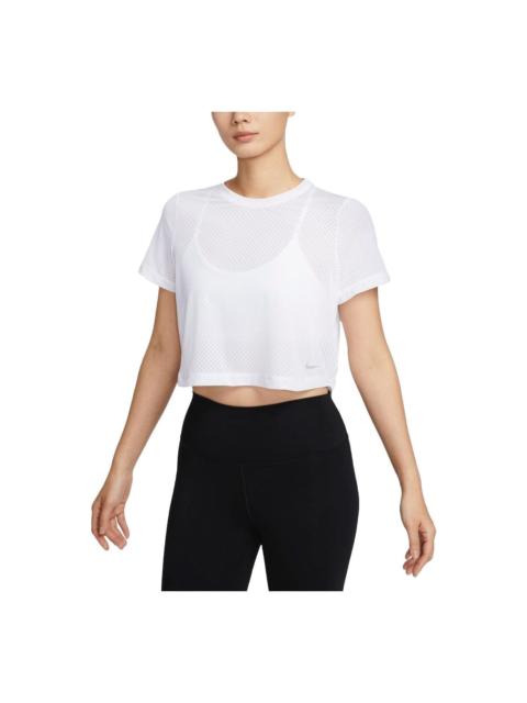 Nike (WMNS) Nike One Classic Dri-FIT T-shirt Asia Sizing 'White' FN4118-100