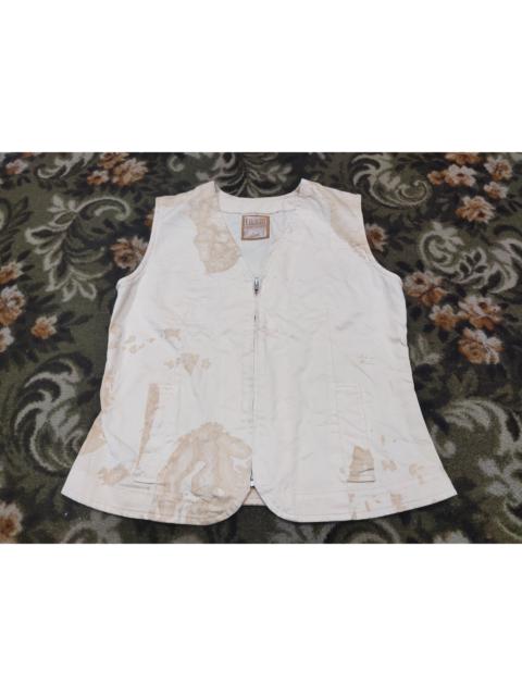 Other Designers Alviero Martini Voyage Vest Map Logo Monogram