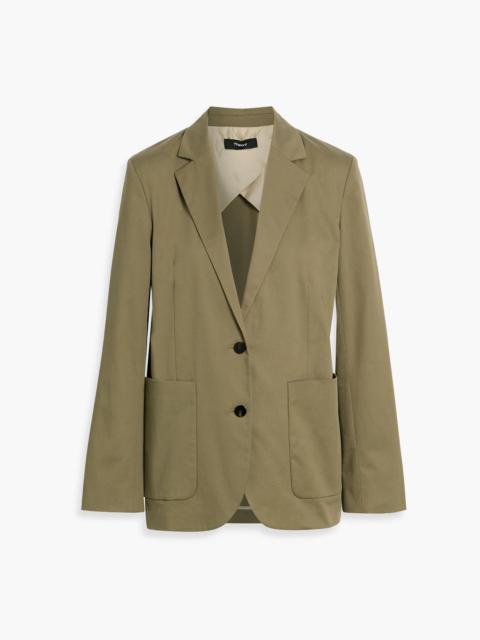 Theory Cotton-blend twill blazer