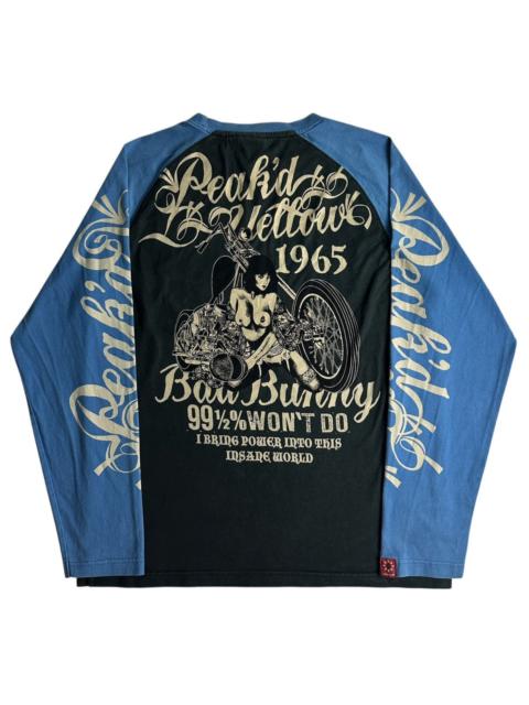 Other Designers Tedman - PEAK’D YELLOW LONG SLEEVE SHIRT