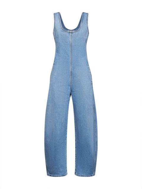 Alaïa Alaïa Women Blue Denim Rounded Jumpsuit