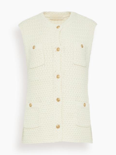 Vanessa Bruno Elisabeth Vest in Ecru