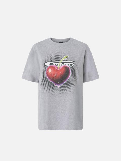 PINKO PRINTED MELANGE T-SHIRT