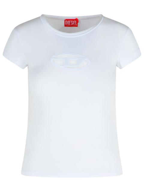 Diesel Diesel White Cotton T-Shirt Women