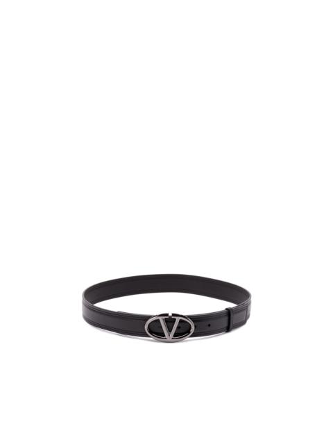 `VLogo Moon` Buckle Belt