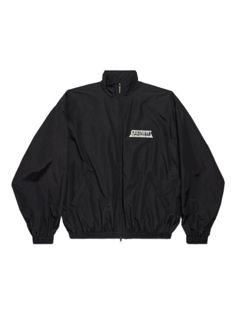 BALENCIAGA Balenciaga Masking Tape Logo Zip Jacket