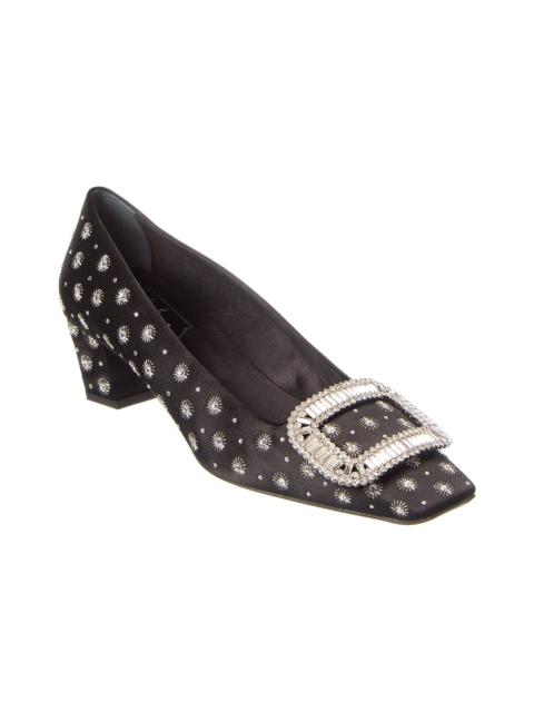 Roger Vivier Roger Vivier Mini Strass Satin Pump