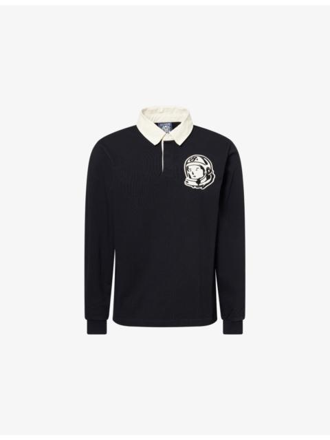 BILLIONAIRE BOYS CLUB Astro Patch Rugby Long-Sleeves Cotton-Jersey Shirt