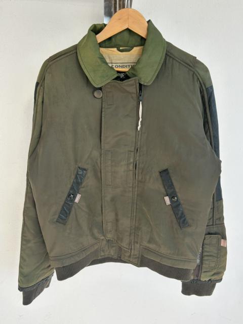 Diesel Diesel Vintage Nylon Green Army Jacket