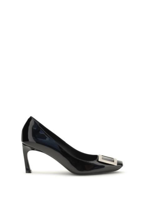 Roger Vivier Roger Vivier Patent Leather Trompette Pumps Nero