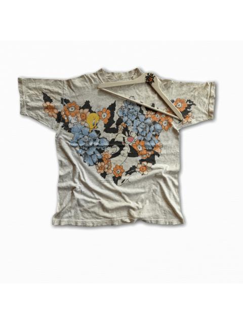 Other Designers Vintage × Warner Bros - Vintage 90s Looney Tunes fullprint distressed tee