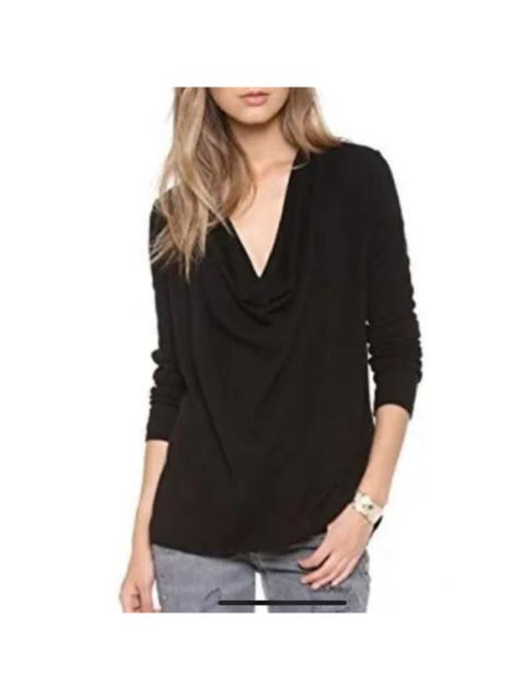 Other Designers JOIE Solid Cashmere Crush Sweater in Black Medium