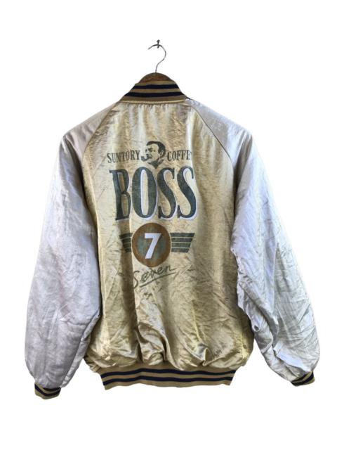Other Designers Archival Clothing - VINTAGE SUNTORY COFFEE BOSS 7ELEVEN BOMBER JACKET