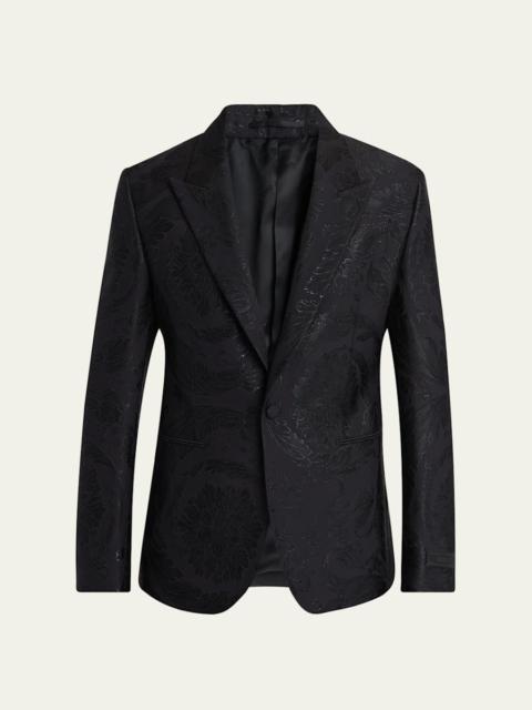 VERSACE Men's Jacquard Evening Jacket