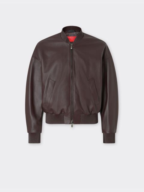 Ferrari Bomber jacket in nappa and suede