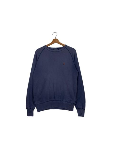 Polo Ralph Lauren Polo Ralph Lauren Faded Blue Crewneck Sweatshirts #1701-C76