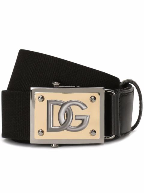 Dolce & Gabbana logo buckle belt