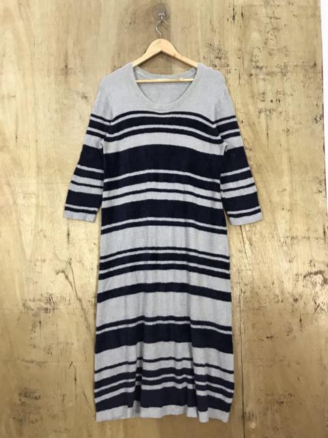 Other Designers Japanese Brand - Doclasse Striped Mohair Soft Fur Maxi Knitwear