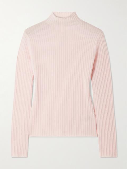 arch4 Ariana Ribbed Organic Cashmere Sweater