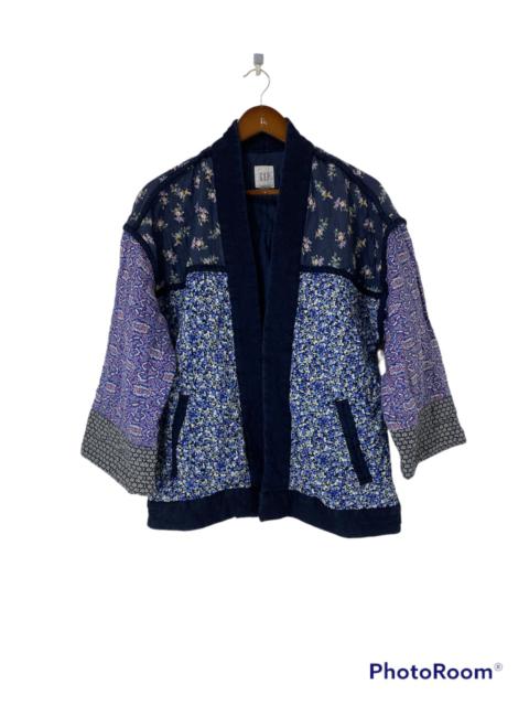 Other Designers Gap - Rare GAP Noragi Kimono Jacket Patchwork Design Floral