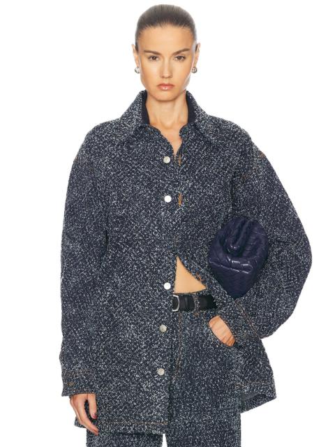 Stella McCartney Boucle Denim Overshirt