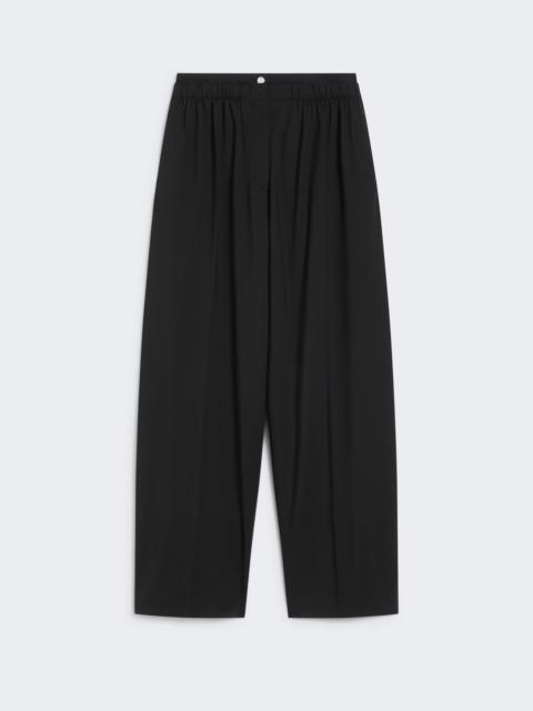 Sportmax QUITO Wide-fit stretch wool trousers