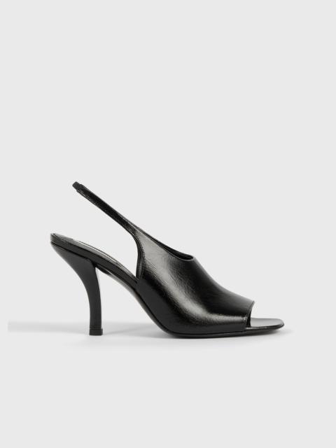 TOTEME Contour naplack slingbacks black