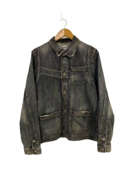 Other Designers Whiz Limited Distressed Denim Jacket Nice Design