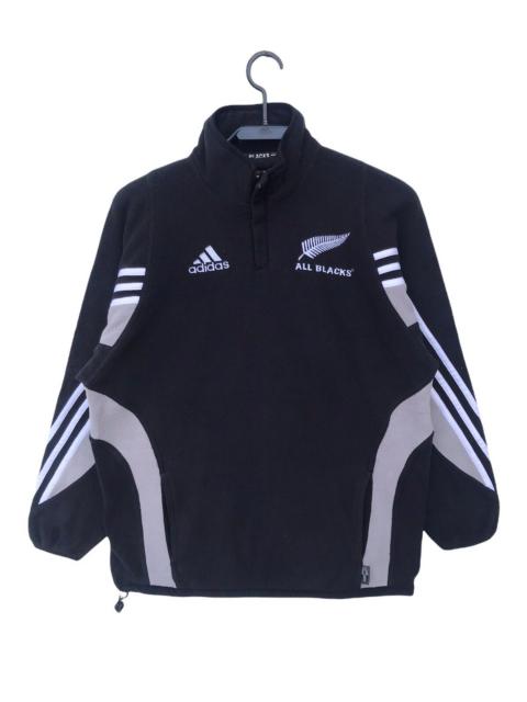 Other Designers Adidas × Vintage - Vintage Adidas All Blacks Fleece Half zip Sweater