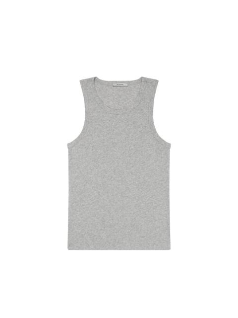 entire studios SHEER TANK GREY MARLE