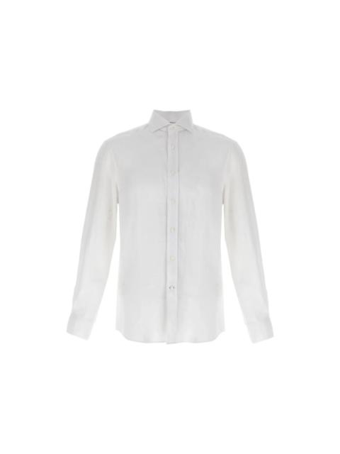Brunello Cucinelli BRUNELLO CUCINELLI White Linen Shirt New & Authentic (Men's