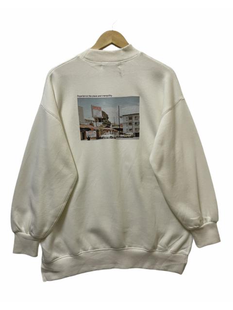 Other Designers Designer - Melan Cleuge Big Logo Sweatshirt Cream