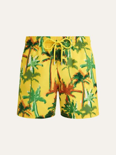 Vilebrequin Men's Packable Palms Swim Trunks