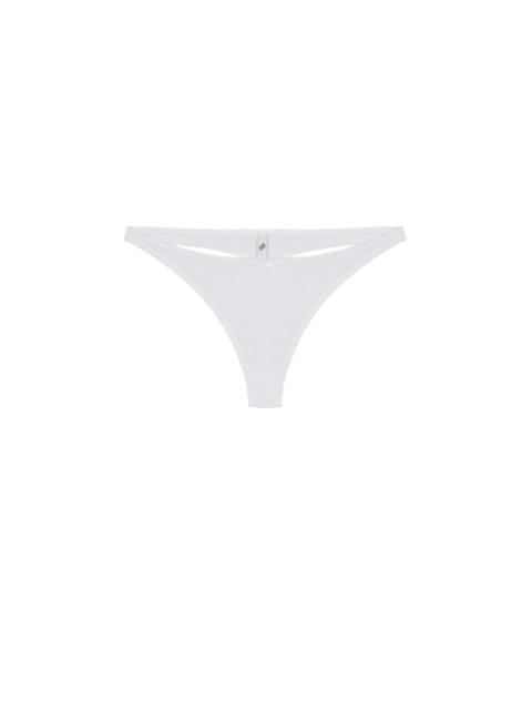 Cou Cou The Thong: Cotton Jersey White