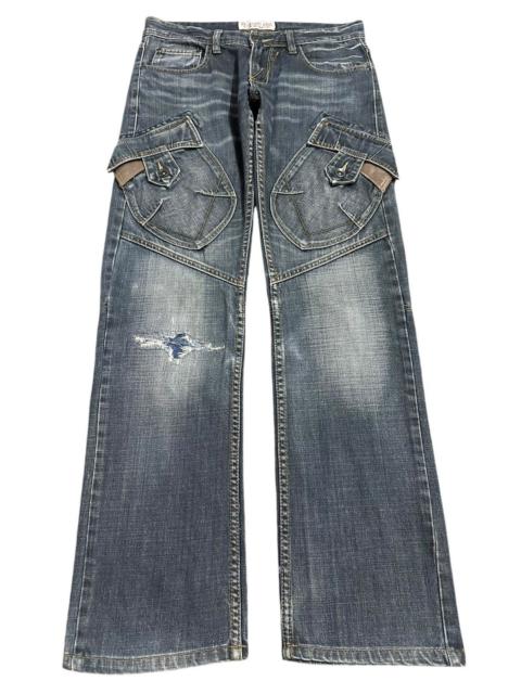 Other Designers Streetwear - Vintage Japanese Brand Multipocket Tactical Style Jeans