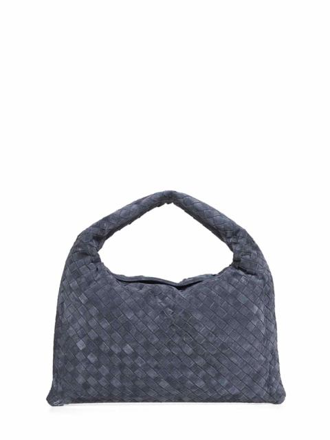 Bottega Veneta Bottega Veneta Women Graphite Hop Small Shoulder Bag
