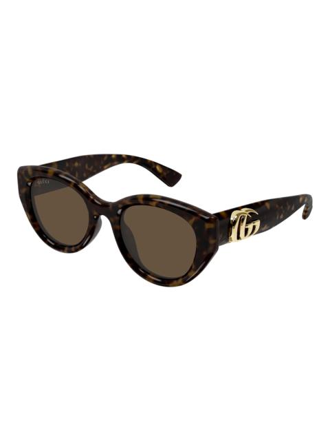 GUCCI Gucci Brown Cat Eye Ladies Sunglasses GG1976SK 003 52