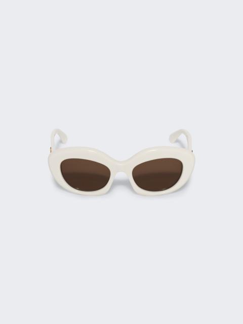 Loewe Curvy Sunglasses White