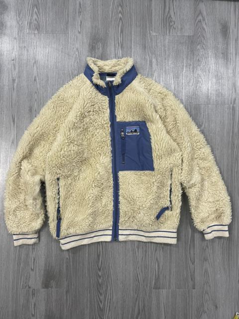 Other Designers Vintage - Vintage Patagonia Retro Deep Pile Jacket XL (14) ladies kids