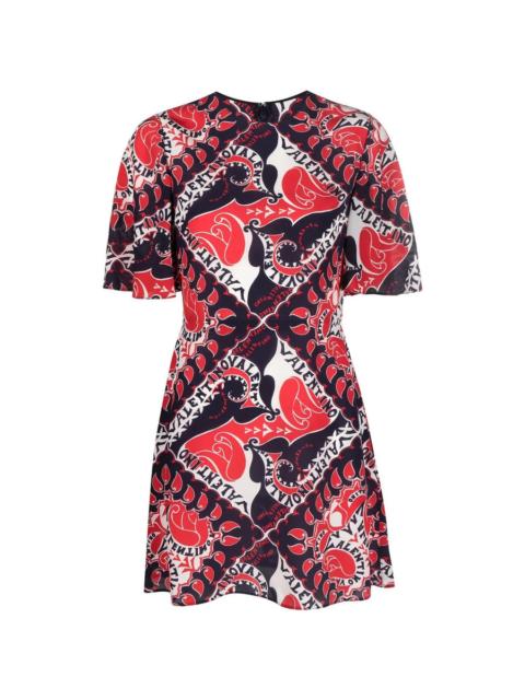 Valentino Valentino Garavani Archive Manifesto A-Line Dress