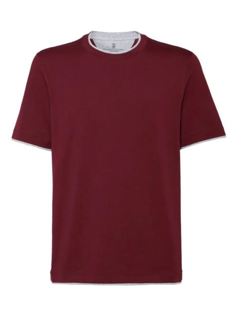 Brunello Cucinelli Brunello Cucinelli Men T-Shirt With Faux-Layering