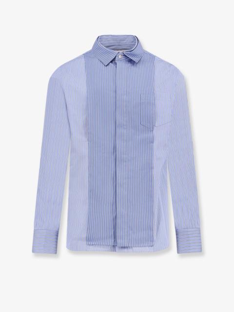 sacai Sacai Striped Cotton Popeline Shirt