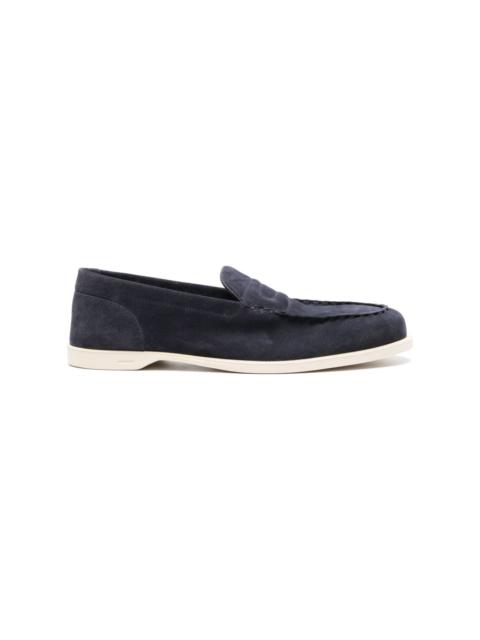 John Lobb Pace Suede Leather Loafers
