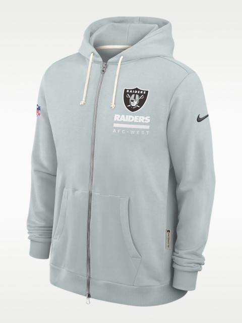 Nike Las Vegas Raiders Utility Player Sideline Men's Nike Dri-FIT NFL Full-Zip Hoodie