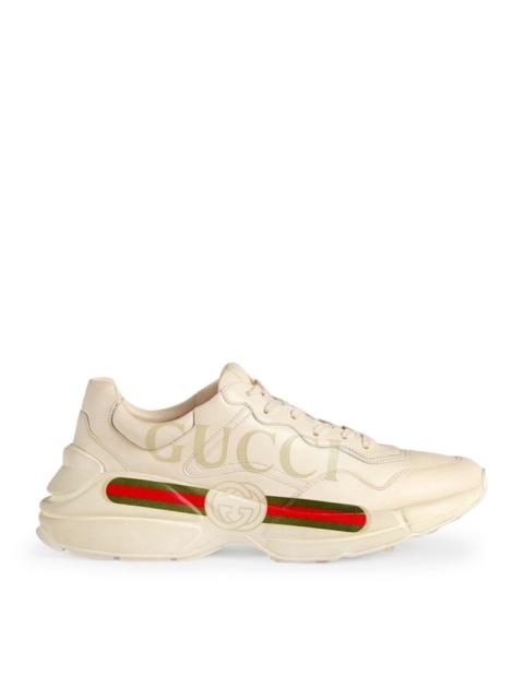 GUCCI Gucci Men Men`S Rhyton Leather With Gucci Logo