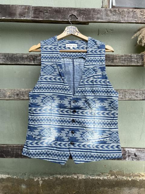Other Designers Japanese Brand - In The Attic Navajo Style Vest Button Pocket