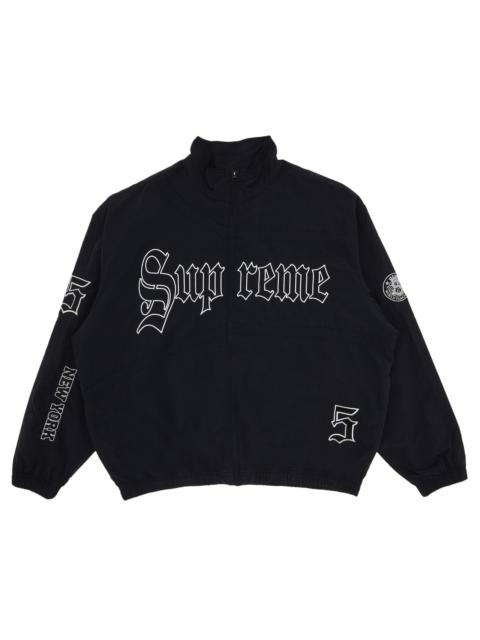 Supreme Supreme Old English Track Jacket 'Black'