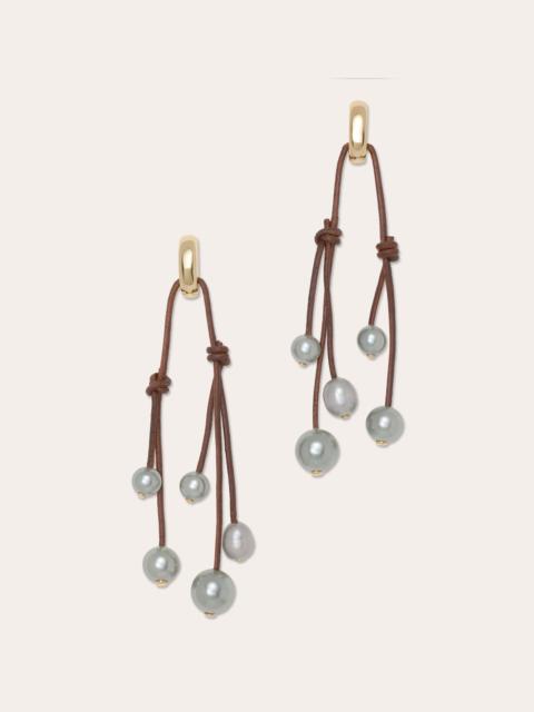 RAMY BROOK Riya Pearl Cord Earrings