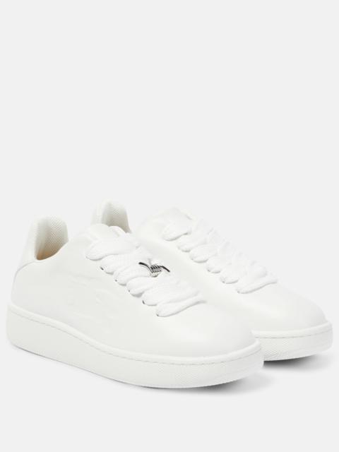 Burberry Box leather sneakers