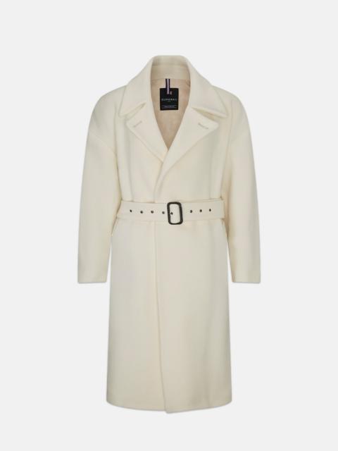 GLOVERALL Women's Hepburn Coat Cream